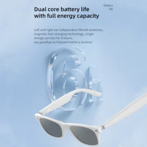 IUTECH Smart Glasses Bluetooth Call Smart Sunglasses Outdoor Travel Runing Fishing Cycling Smart Sunglasses for Men Women