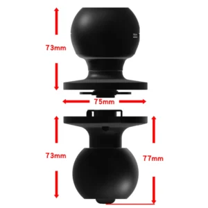Smart Door Knob Keyless Entry Door Lock Rechargeable Electronic Door Lock with Keys TUYA App Control for Bedrooms Cloakroom