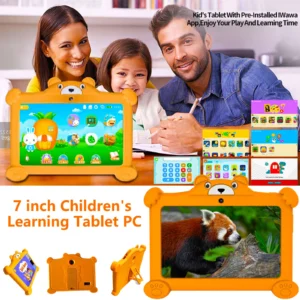 New 7 Inch 5G WiFi Tablet Quad Core 4GB RAM 64GB ROM Kids Learning Education Android 11 Tablets PC Dual Cameras Google 4000mAh