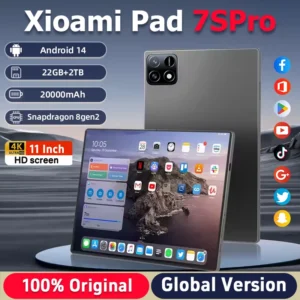 2025 New Original Global Edition Tablet PC Pad 7S Pro Snapdragon 8gen2 Android 14 HD 4K 22GB+2TB 5G Tablet Dual SIM WIFI tablet