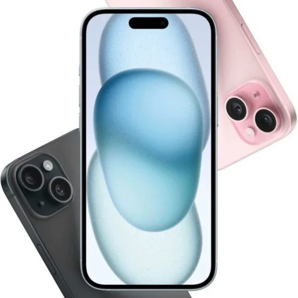 iPhone 15 Phone 6.1" Dual eSIM Genuine Super Retina XDR OLED 128/256/512GB ROM 6GB RAM Face ID NFC A16 5G Original Cell Phone - Image 2