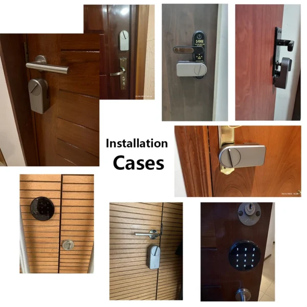 A1 Pro Bluetooth Smart Door Lock Tuya APP Remote Control Keyless Unlock Smart Life Cylinder DIY Easy Installation - Image 4
