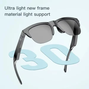 Smart Bluetooth Sunglasses Glasses Call Outdoor Sports Headphones HIFI Black Technology Anti-touch UV For Men And Women