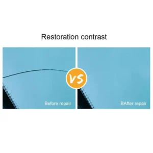 DIY Car Windshield Repair Tool DIY Window Repair Tools Windscreen Glass Scratch Crack Restore Window Screen resin+blade+strips