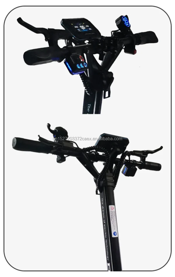72V 40AH 2500W Dual motor Foldable Electric Scooter Accessories EY4 APP Micro Motor New - Image 3