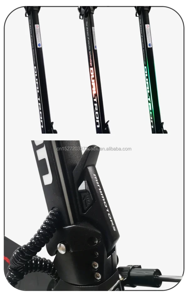 72V 40AH 2500W Dual motor Foldable Electric Scooter Accessories EY4 APP Micro Motor New - Image 4