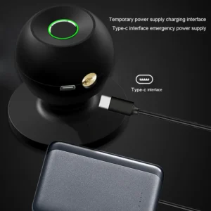 Smart Door Knob Keyless Entry Door Lock Rechargeable Electronic Door Lock with Keys TUYA App Control for Bedrooms Cloakroom