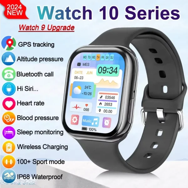 2025 GPS Smart Watch Series 10 For Apple Watch 10 Memory Music Video Bluetooth Call Waterproof NFC Smartwatch For Android IOS