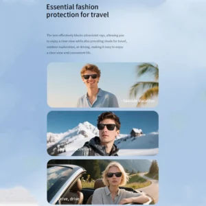 IUTECH Smart Glasses Bluetooth Call Smart Sunglasses Outdoor Travel Runing Fishing Cycling Smart Sunglasses for Men Women
