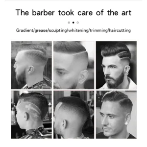 Vintage T9 hair clippers for barber shop Hair cutting machine Electric trimmer led hair clipper Dragon carving Shaver Beard