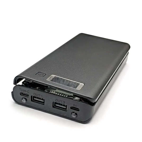 DIY Power Bank 18650 Battery Case Power Bank Battery Storage Box Powerbank Box Charger Shell Case 8*18650 Micro Type-c Interface - Image 3