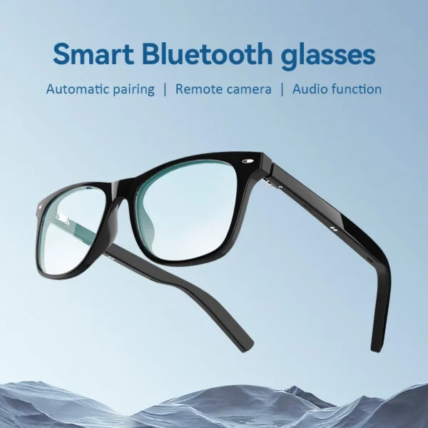 Camera Smart Glasses Bluetooth Call Voice Assistant Listen Music Glasses Smart Sports Polarized Sunglasses Anti-Blue Eyeglasses - Image 2