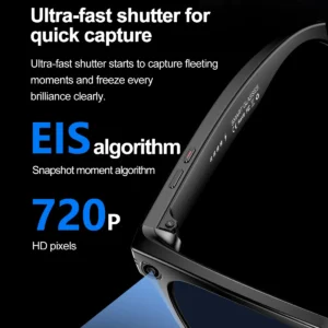 AI Smart Glasses with GPT4.0: Camera Sunglasses for Recording, Photos, Music, Calls, Real-Time Translation & Chat