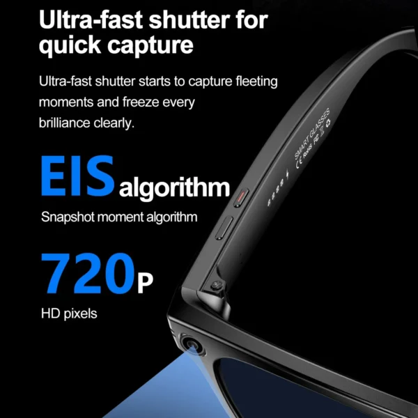 AI Smart Glasses with GPT4.0: Camera Sunglasses for Recording, Photos, Music, Calls, Real-Time Translation & Chat - Image 4