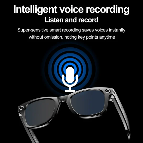 AI Smart Glasses with GPT4.0: Camera Sunglasses for Recording, Photos, Music, Calls, Real-Time Translation & Chat - Image 6