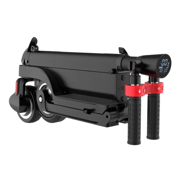 X6 Foldable Electric Scooter, Li-Ion Battery IP54 Waterproof, 5.5 Inch Tires, 15km Range, for Adults with Backpack, LED Lights - Image 4