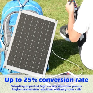 6000W Solar Inverter Complete Power Generation System with 600W Solar Panel 110V/220V Output Mobile Outdoor Household Power