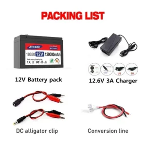 12V 120Ah LiFePO4 Li-ion rechargeable battery pack battery For Replacing Most of Backup Power Home Energy Storage