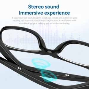 Camera Smart Glasses Bluetooth Call Voice Assistant Listen Music Glasses Smart Sports Polarized Sunglasses Anti-Blue Eyeglasses