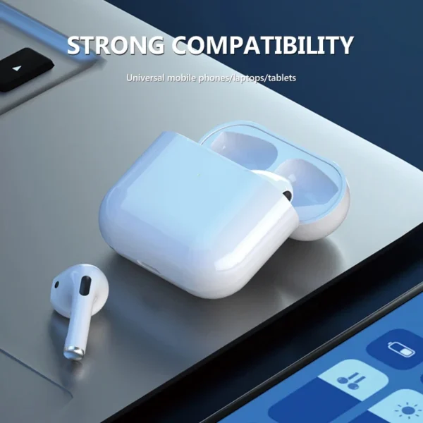 Pro4 True Wireless Earphones Dual Ear In Ear Headphones Ultra Long Standby Running Bass Sports Earburds Music Headset with Mic - Image 3