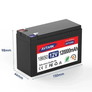 12V 120Ah LiFePO4 Li-ion rechargeable battery pack battery For Replacing Most of Backup Power Home Energy Storage
