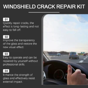 Car Glass Scratch Repair Fluid Agent Set Windscreen Window Glass Nano Scratch Crack CrackResin Repair Agent Tools Auto Accessory