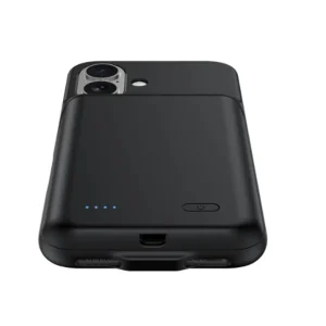 New High-capacity 20000mAh Suitable for IPhone 16 Promax Ultra-thin Charging Back Clip Battery TPU Soft Rubber Case Power Bank