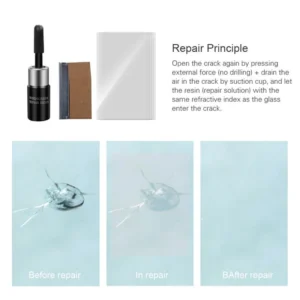 Car Windshield Glass Cracked Repair Agent Window Glass Scratch Nano Repairing Set Crack Restore Traceless Curing Glue Tools