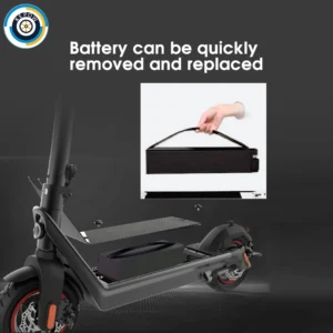 High-Speed 40km/h Adult Electric Scooter 36V 500W Powerful Front Brake Features Bluetooth Smart Type