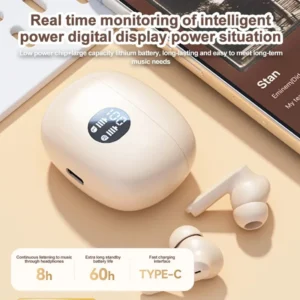 TWS Wireless Bluetooth Earphone Wireless Headphone LED Digital Display in Ear Stereo Headset with Mic for IPhone Xiaomi