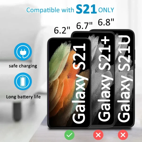 10000mAh Battery Charger Case for Samsung Galaxy S10 S20 S21 S22 + Plus Ultra Note 8 9 10 20 Power Bank Portable Battery Cover - Image 5