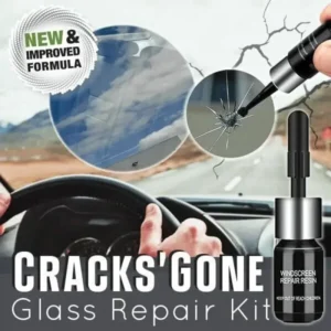 Windshield Repair Kit for Glass Automotive Glass DIY Windscreen Tool Fixing Chips Cracks Star-Shaped Crack Nano Fluid Filler