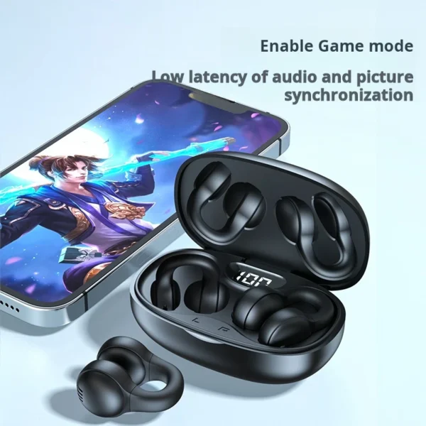 Sony Open Ear Clip Earbuds ENC Wireless Bluetooth5.3 Headphone Noise Cancelling Earphone With Mic For Android iOS xiaomi - Image 5