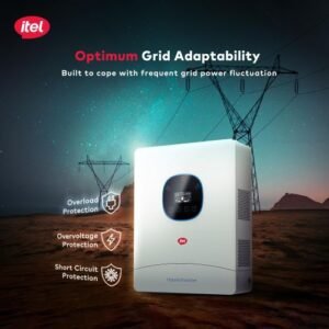 itel Energy 6kW Hybrid Solar Inverter – Dual AC Output for Homes & Clinics (48V, IP54 Rated)